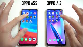 OPPO A12 VS OPPO A5S SPEEDTEST  GA WORTHED [upl. by Akalam]