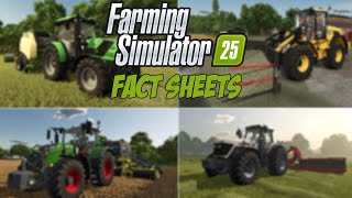 FACTSHEETS 2 amp 3 Farming Simulator 25 Factsheets [upl. by Herrington651]