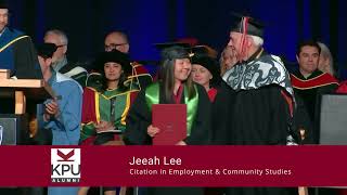 My 2024 Kwantlen Polytechnic University AKA KPU Graduation Stage Clip🎓🎓🎓🎓🎓🎉🎊🎉🎊🎉🎊❤️🤩 [upl. by Ettevey309]