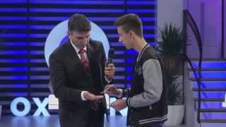 Mso Magji  Basti me 3 Letra Performanca në Oxygen Show 04102014 [upl. by Ottinger149]