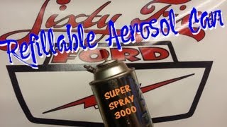 Make a Refillable Aerosol Spray Paint Can [upl. by Aicissej12]