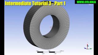 ✅ ANSYS MESHING  Hexahedral Mesh  Intermediate Tutorial 3  Part 12 [upl. by Dyche]