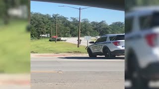 Video Suspect flees during Pooler police chase [upl. by Ihana]