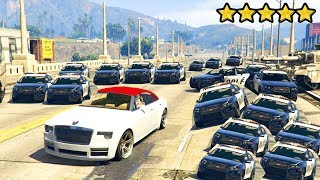 SURVIVRE LE PLUS LONGTEMPS AVEC 5 ETOILES SUR GTA 5 [upl. by Jan]