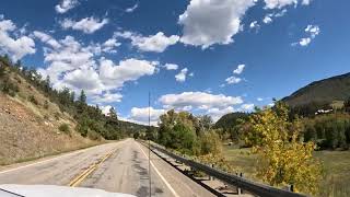 Fall Colors Outside Durango Colorado  Florida and Animas Rivers [upl. by Doniv]