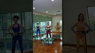 A trampoline workout you need to try  Jumping Fitness shorts [upl. by Jdavie15]