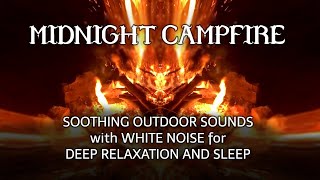 Seers Campfire  Soothing Outdoor Fire Light Rain  Binaural Beats  Hemisync [upl. by Jacobah]