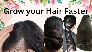 How To Grow Hair Faster  Fasten Hair Growth  Grow Your Hair Naturally At Home realisticopinion [upl. by Wivina]