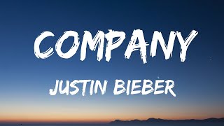 Justin Bieber  Company Lyrics Video [upl. by Nauqel471]