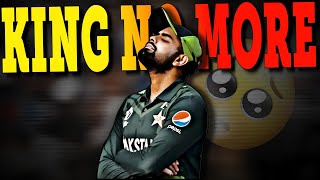 BABAR AZAM DOWNFALL  Babar Azam Sad Edit  Babar Azam x Laree Choote  Sad Edit [upl. by Crescin664]