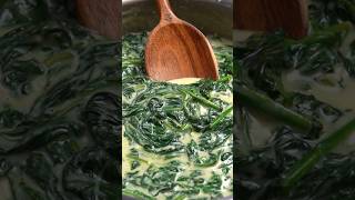 Creamed Spinach  Thanksgiving side dish [upl. by Saffren4]