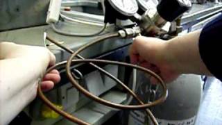 Fluorine matches and an iron wire in PE [upl. by Avelin]