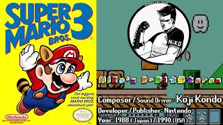 Super Mario Bros 3 NES Soundtrack  8BitStereo [upl. by Faline536]