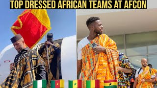 CAN 2023  AFCON 2023  Best DRESSED and Arrival of football teams at the African nations cup [upl. by Hospers]