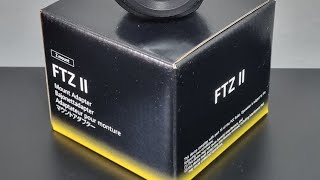 UNBOXING NIKON FTZ II ADAPTER [upl. by Llednar]