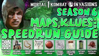 MK1 Season 6 Invasions Ultimate Guide Maps Klues Skins amp Speedrun [upl. by Berta]