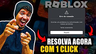 Como Corrigir Erro de Conexão no Roblox Atualizado 2024 [upl. by Noreht]