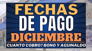 CUANDO Y CUANTO COBRO EN DICIMEBRE 2023 ➡️ JUBILADOS y Pensionados PNC  BONO NAVIDEÑO  AGUINALDO [upl. by Grand]