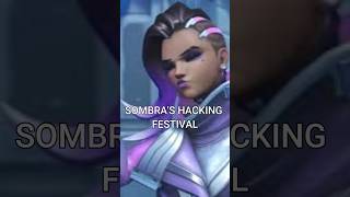 SOMBRAS HACKING FESTIVAL IN OVERWATCH 2 overwatch2 overwatch gaming [upl. by Sudaorb]