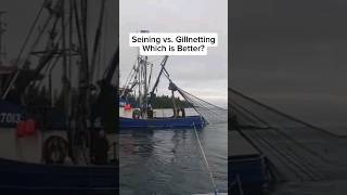 Seining vs Gillnetting Which one’s your goto Drop your pick in the comments alaskafishing [upl. by Yrok509]