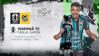 MARINGÁ FC X ÁGUA SANTA  Brasileirão Série D 2024  13ª Rodada [upl. by Mastrianni]