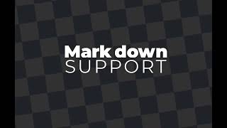 Markdown Support for Unity [upl. by Lhamaj]