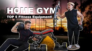 TOP 5 GERÄTE FÜR DEIN HOME GYM [upl. by Nnahgem]