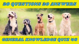 General Knowledge quiz 46 20 pot luck trivia questions [upl. by Broder]