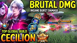 CECILION BEST BUILD 2023  TOP GLOBAL CECILION GAMEPLAY  MOBILE LEGENDS✓ [upl. by Mccourt86]