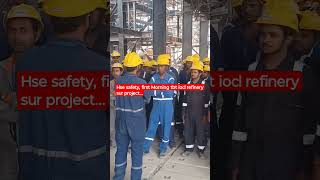 HSE Safety first  monthly HSE plan morning tbt sru project  shorts  yt studio  iocl [upl. by Alyaj]