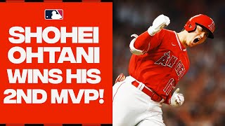 Shohei Ohtanis AMAZING year earns him his SECOND MVP  2023 AL MVP Highlights [upl. by Akem411]