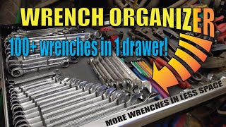 Most compact DIY Toolbox Wrench Organizer System [upl. by Nole]