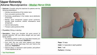 Median Nerve Glides EXPLAINED [upl. by Gnoz]