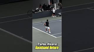 Alcaraz Backhand Return [upl. by Aznola]