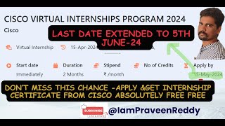 HOW TO REGISTER FOR CISCO VIRTUAL INTERNSHIPS PROGRAM 2024 CISCO VIP 2024 PROCESS  aicte  JUNE 5 [upl. by Goldy]