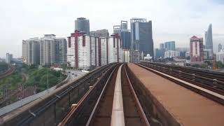 LRT KJ Line KJ12 Dang Wangi  KJ24 Kelana Jaya Bombardier Innovia Metro 300 Part 2 [upl. by Notfilc]