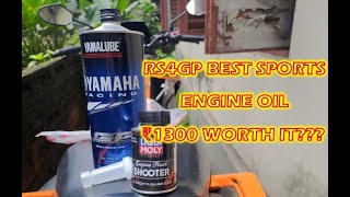 YamalubeRS4GPBest Full Synthetic Engine OilEngine Oil Change₹1300 Worth It [upl. by Beverie]