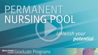 Graduate Programs Permanent Nurse Pool  Metro South Health [upl. by Ahsikyt272]