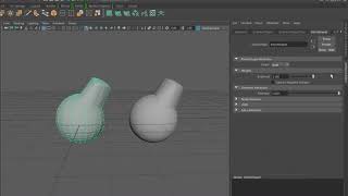 How to use a blendshape deformer in Maya [upl. by Yanrahs]