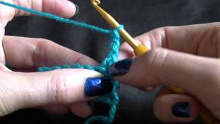 Start a Double Crochet Afghan  Blanket Tutorial [upl. by Eerdua]