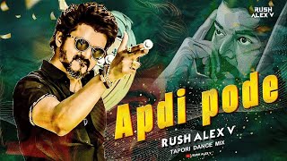 Apdi Pode Pode Tapori Style Mix Rush Alex V Ghilli  KK  Vijay  Trisha Vidyasagar  Appadi Podu [upl. by Penelope]