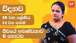 14 වන පාඩම ජීවයේ අඛණ්ඩතාව  06 වන කොටස  10 වන ශ්‍රේණිය විද්‍යාව [upl. by Blackmore]