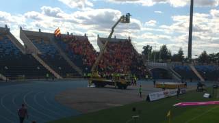 Zawisza Bydgoszcz  Jegiellonia Białystok awantura Jagi z ochroną 20072013 [upl. by Hillery]