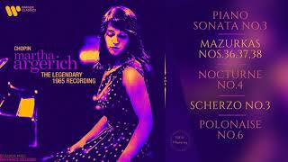 Chopin by Martha Argerich  Piano Sonata No3 Scherzo No3 Polonaise Heroique refrec1965 [upl. by Julis166]