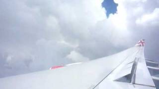 Virgin Atlantic A340600 Heavy Turbulence VS007 London Heathrow LHR to Los Angeles LAX [upl. by Uba]