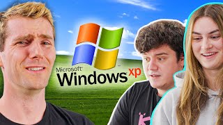 Young People Try Windows XP [upl. by Neeneg655]