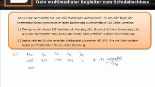 Zentrale Abschlussprüfung Mathe ZP 10 NRW Hauptschule 2009 11a [upl. by Adnuhsat]