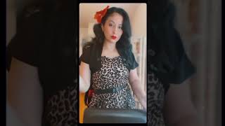 Release Your Inner Rockabella pinupstyle leoprint rockabilly 1950s vintagestyle [upl. by Sybila737]