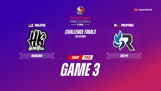 HomeBois vs RSG Philippines GAME 3 SPS Season 5 Challenge Finals  RSG VS HB ESPORTSTV [upl. by Anu]