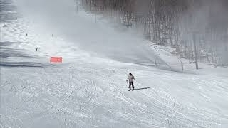 Skiing Killingtons Outer Limits the Longest Steepest Nastiest mogul run in the East [upl. by Amie]